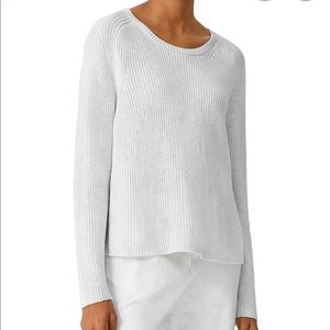 Eileen fisher cotton tencel sweater